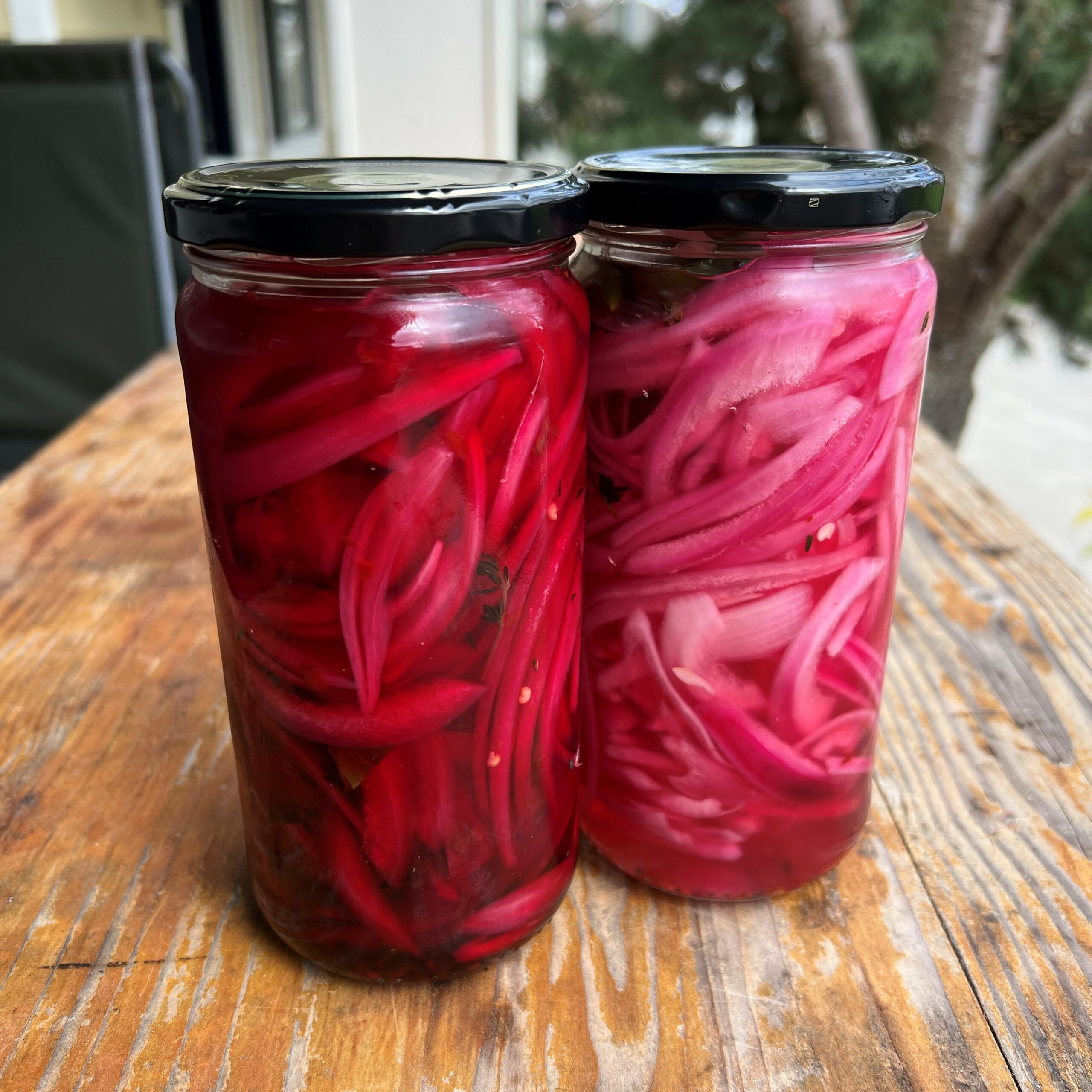 Pickled Red Onions with Beets